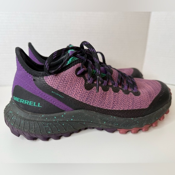 MERRELL Women's Bravada Size 8M Waterproof Hiking Shoes in Erica/Peacock Size 8M - Picture 4 of 15